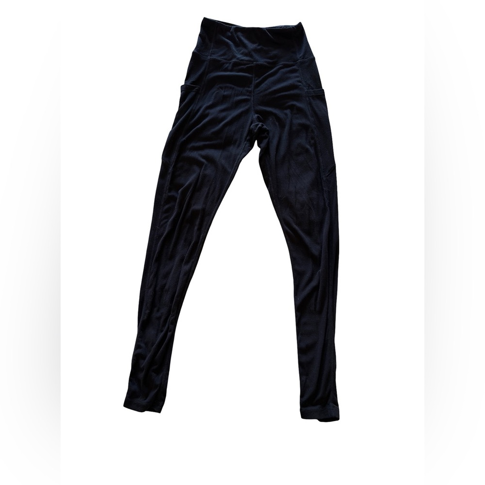 Black Leggings Natural Fabric Leggings